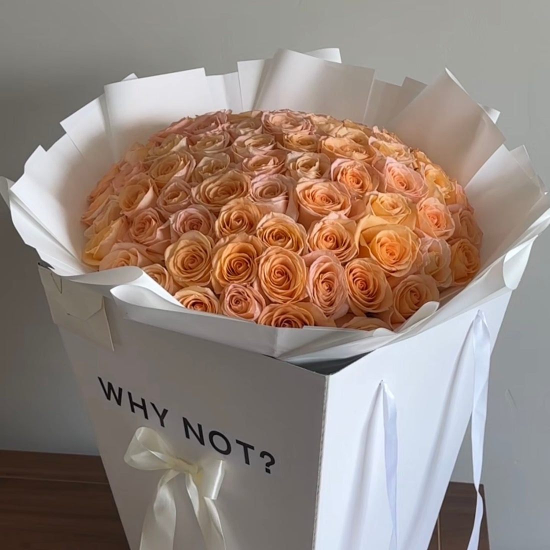 75 Peach Roses