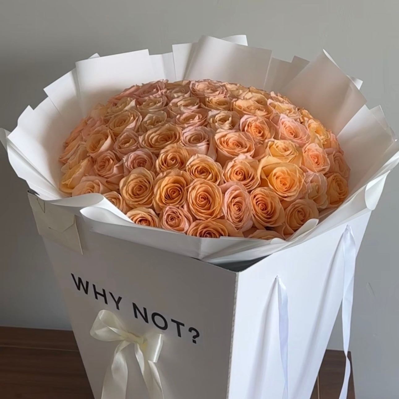 75 Peach Roses