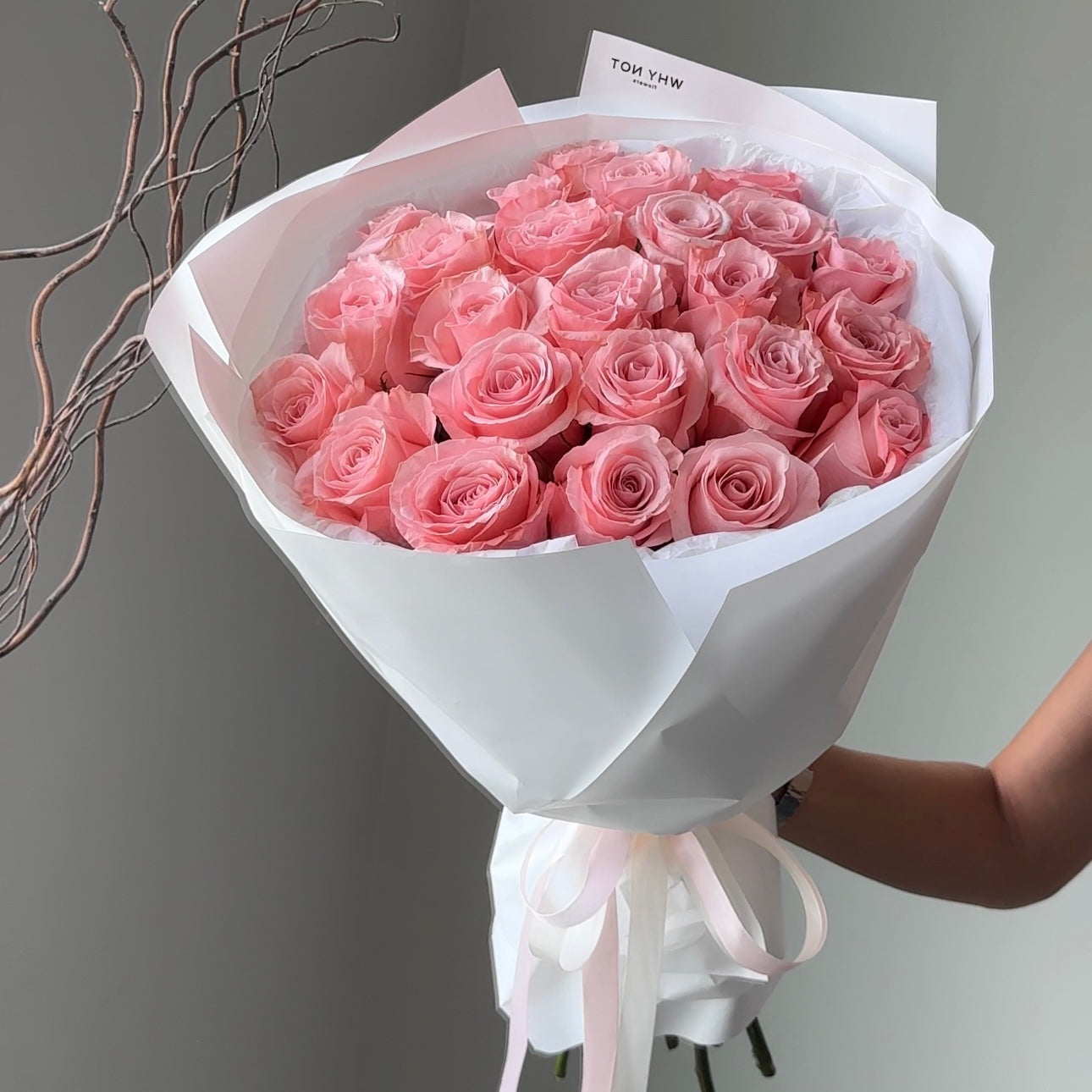 25 Pink Roses