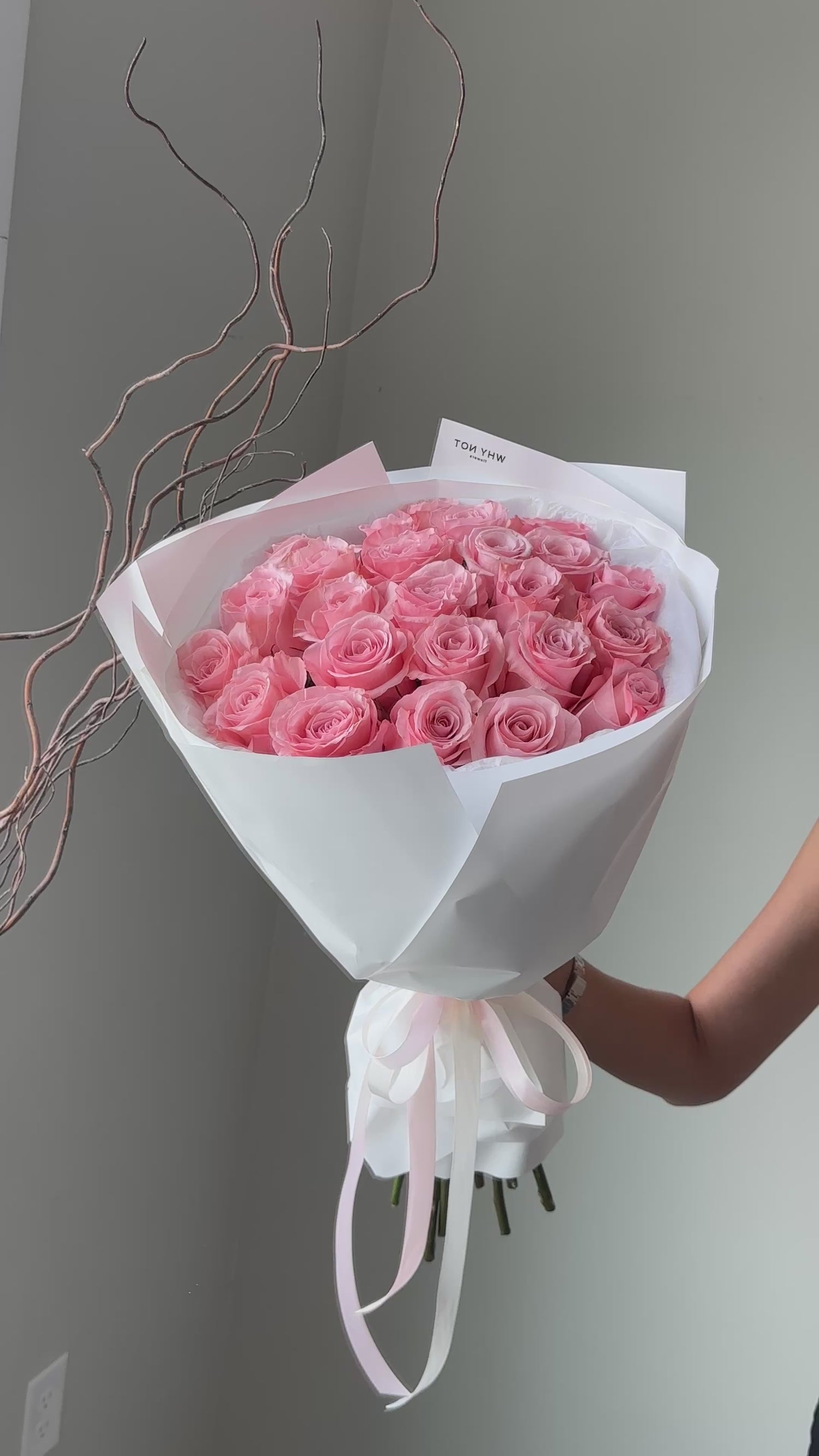 25 Pink Roses