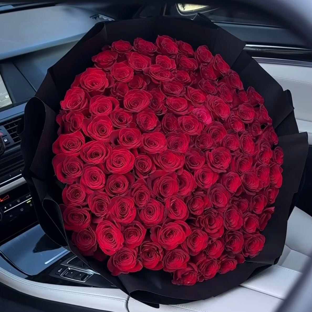 100 Premium Red Roses