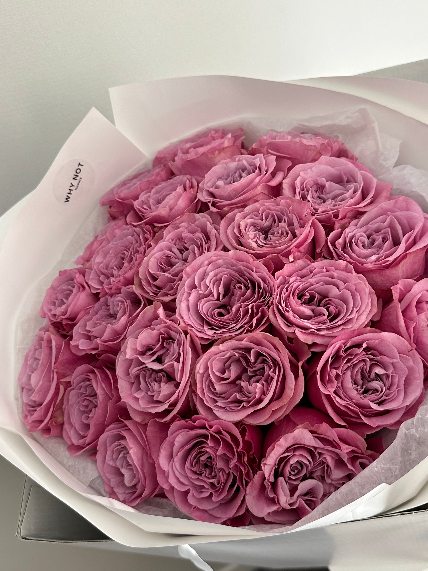 25 Dusty Lilac Roses/Premium