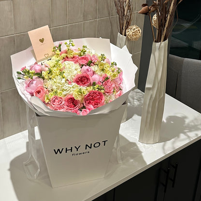 Roses &amp; Marshmallow Bloom Mix