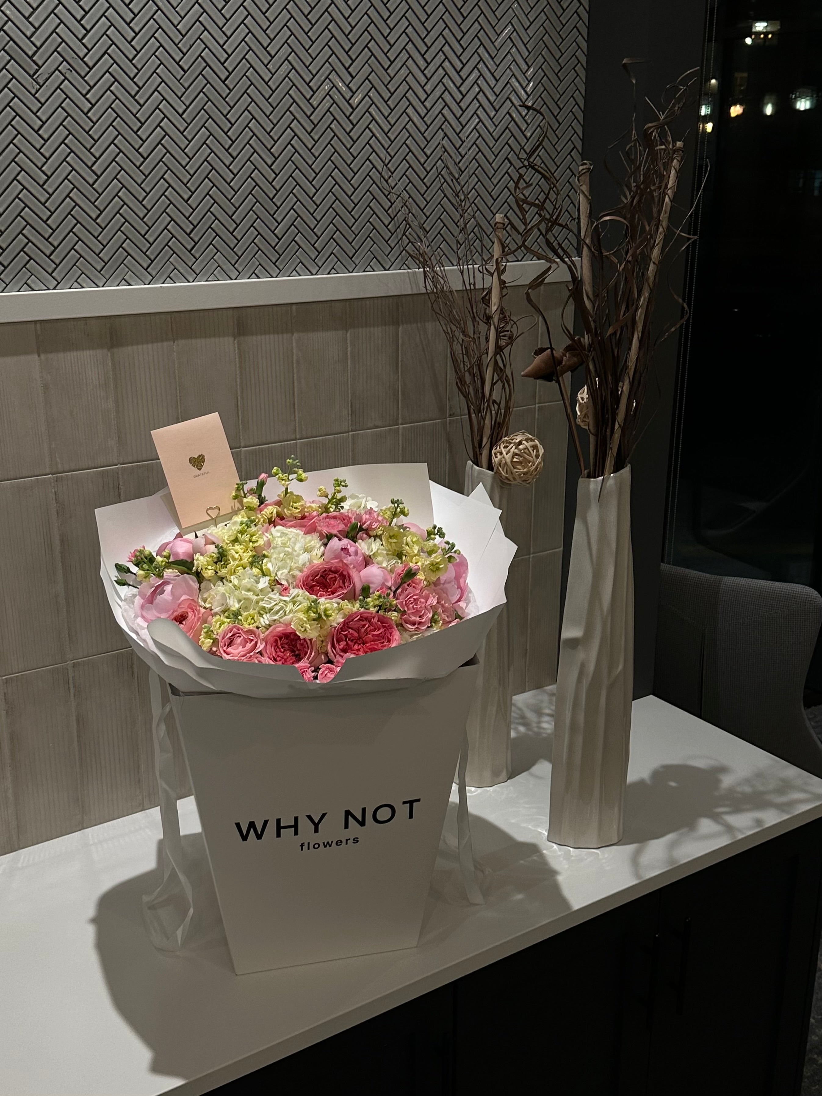 Roses &amp; Marshmallow Bloom Mix