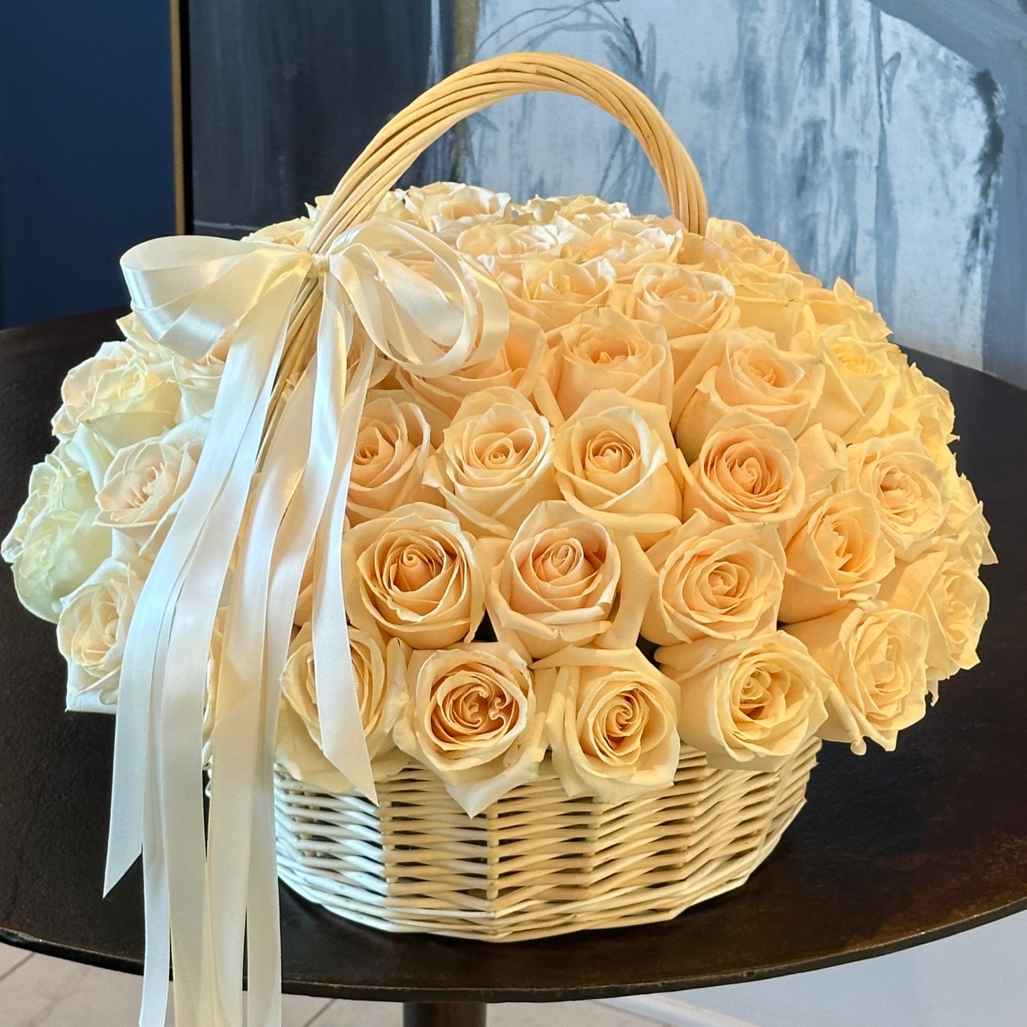 75 ivory roses
